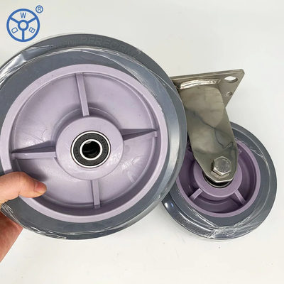 304 Stainless Steel Zinc Plated Round Shape Ball Bearing Caster