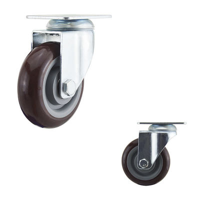 110kg Loaded 100mm Wheel Medium Duty Casters For Service Carts