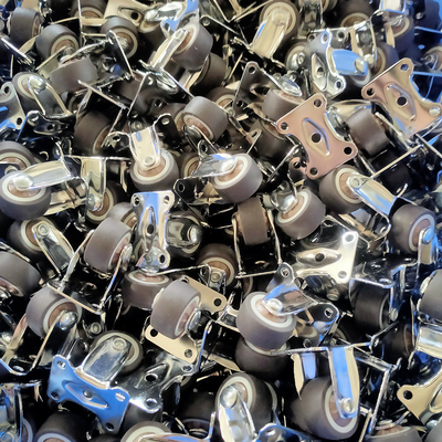 75mm TPR Furniture Swivel Casters For Chairs Cabinets
