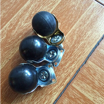 125kg Load Capacity Medical Casters 4 Inch Wheel Diameter Bolt Hole Spacing 76x61mm Industrial Grade Medical Cart Wheels