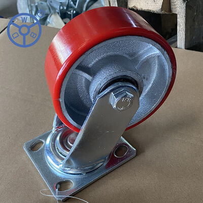 250-380KG Capacidad de carga ruedas ligeras de 65 mm Tamaño de rueda ruedas industriales duraderas de trabajo pesado para equipos y carros