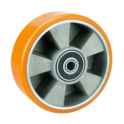 350KG Capacidad de ruedas de nylon 65mm Rueda de núcleo sólido Ruedas de ruedas industriales duraderas para el movimiento de maquinaria y equipo