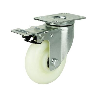 Capacidad de carga 100 a 300 KG ruedas de ruedas de caucho elástico naranja suave ideal para aplicaciones interiores al aire libre duradero y solución de ruedas