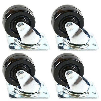 Rueda giratoria de goma de alta resistencia de 8 pulgadas, capacidad de carga de 100 a 300 kg, color negro, azul, verde, rueda de transporte de carga pesada