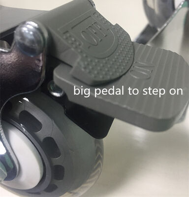 5 pulgadas Alturas generales Casters de poliuretano de grado industrial Ruedas de capacidad de carga pesada para carros Maquinaria y equipo