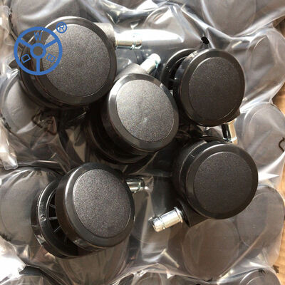 450-850kg Load Capacity Black PU Caster Wheel Hollow Core Strong Wheel Designed for Industrial and Commercial Carts