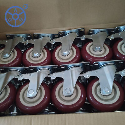 Casillas de tamaño de rueda de 65 mm que ofrecen ancho de 2 ruedas Ideal para equipos de manipulación de materiales y soluciones de transporte industrial