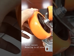 Introducción a la rueda de pvc naranja de núcleo hueco de servicio mediano-YLcaster